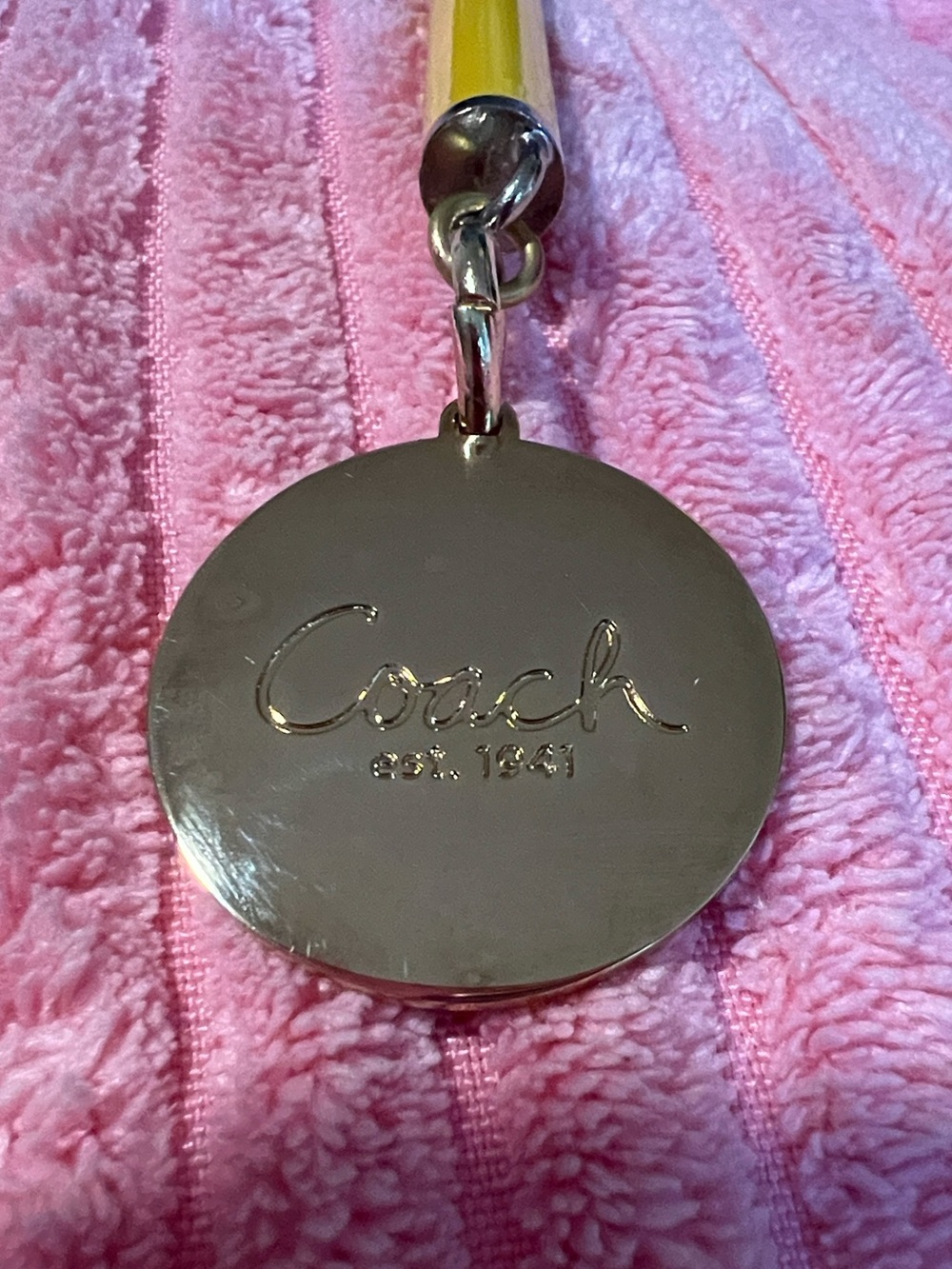Coach Ballpoint Pen w/Legacy Charm - Picture 4 of 7